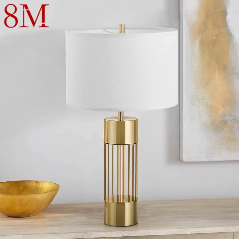 

8M Contemporary Dimming Table Lamp LED Vintage Creative Desk Lights Fixture for Home Living Room Bedroom Decor