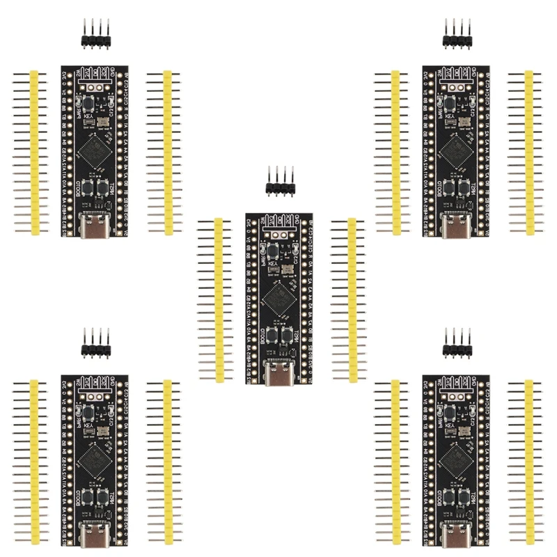 

Макетная плата 5X STM32F401, плата STM32F401CEU6 STM32F4 для обучения, Поддержка программирования Micropython/Arduino
