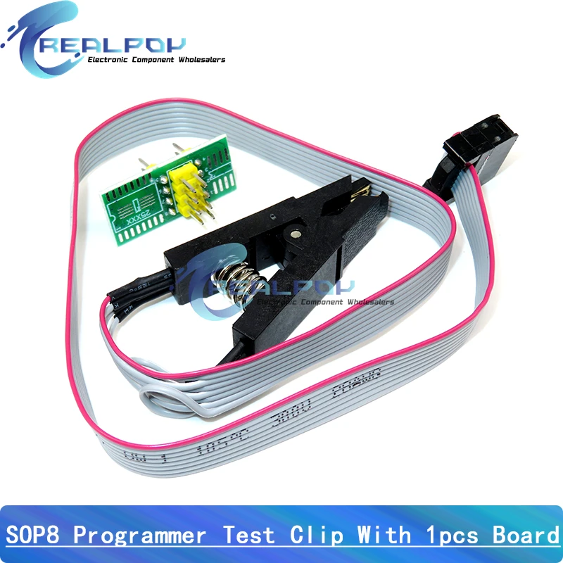 Programmatore BIOS CH341B Con Clip SOP8 - Per EEPROM 24CXX/25CXX Senza Rimuovere Chip