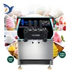 Ice Cream Making Machine ZY-6618CTB Stainless Steel 2000W Desktop Type Small Automatic Home Commercial Double Storage Cylinder 1