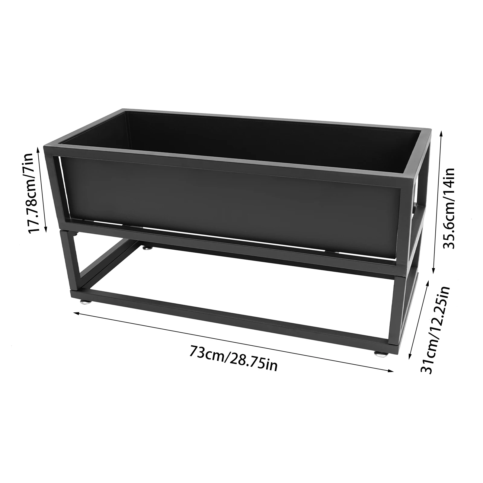 Elevated Planter Box for Herbs and Flowers 4