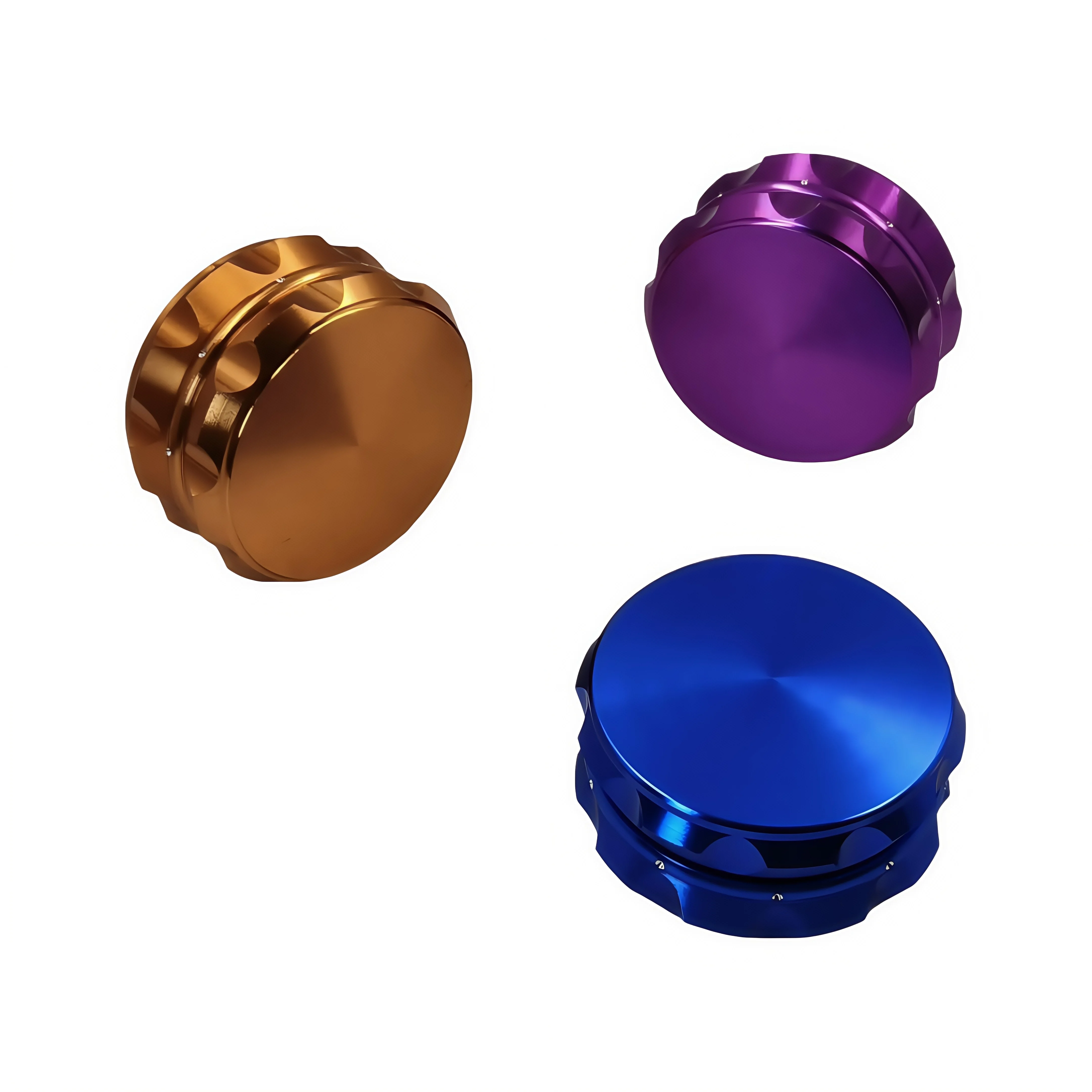 Premium Heavy-Duty Herb Grinder with Non-Slip Grip - Variety of Color Options - Sharp Diamond Teeth