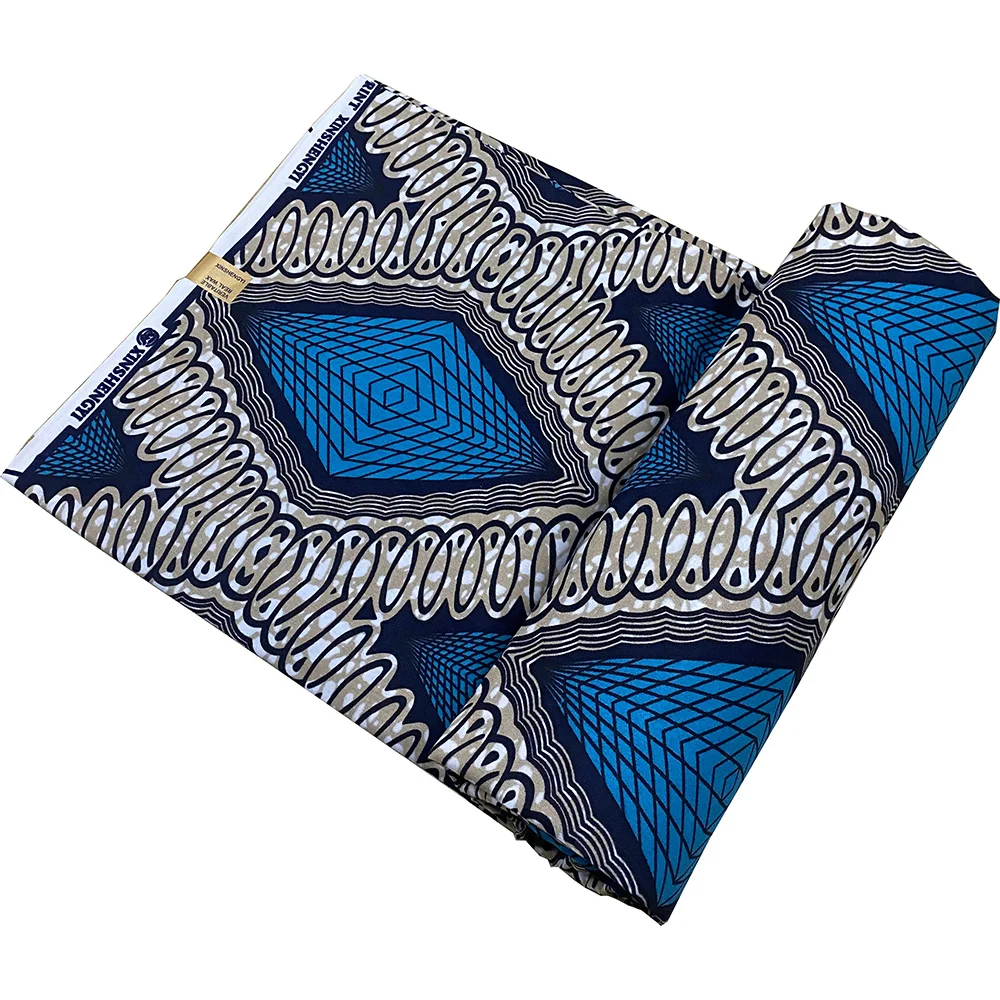 Elegant African Ankara Printed Batik Fabric Handmade DIY Material Real Batik African Fabric Polyester for C