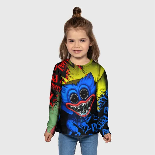 Camiseta infantil 3d poppy playtime hagi wagi eu vou pegar você