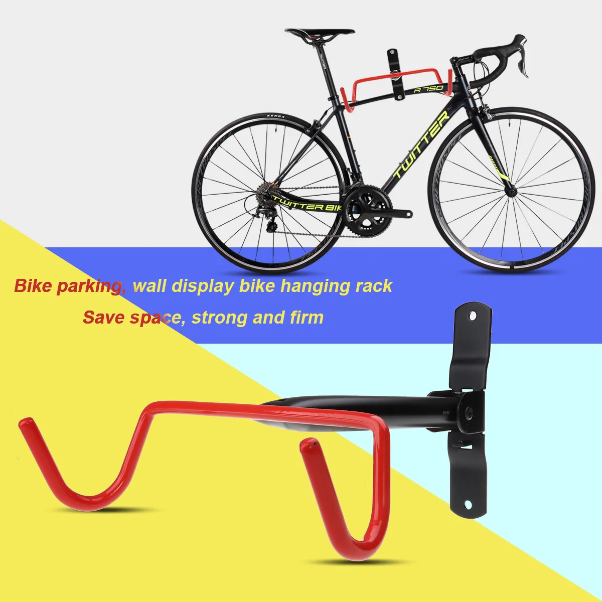 

Garage Wall Bike Storage Rack Mount Hanger Hook Holder with Screws