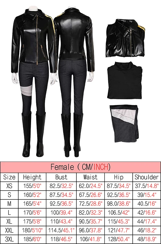 thumbnail image 1 of Película Echo Cos Maya Cosplay Lopez Disfraz de Cosplay Trajes Chaqueta de fantasía Traje de carnaval de Halloween Accesorios para juego de rol femenino, 1 of 5