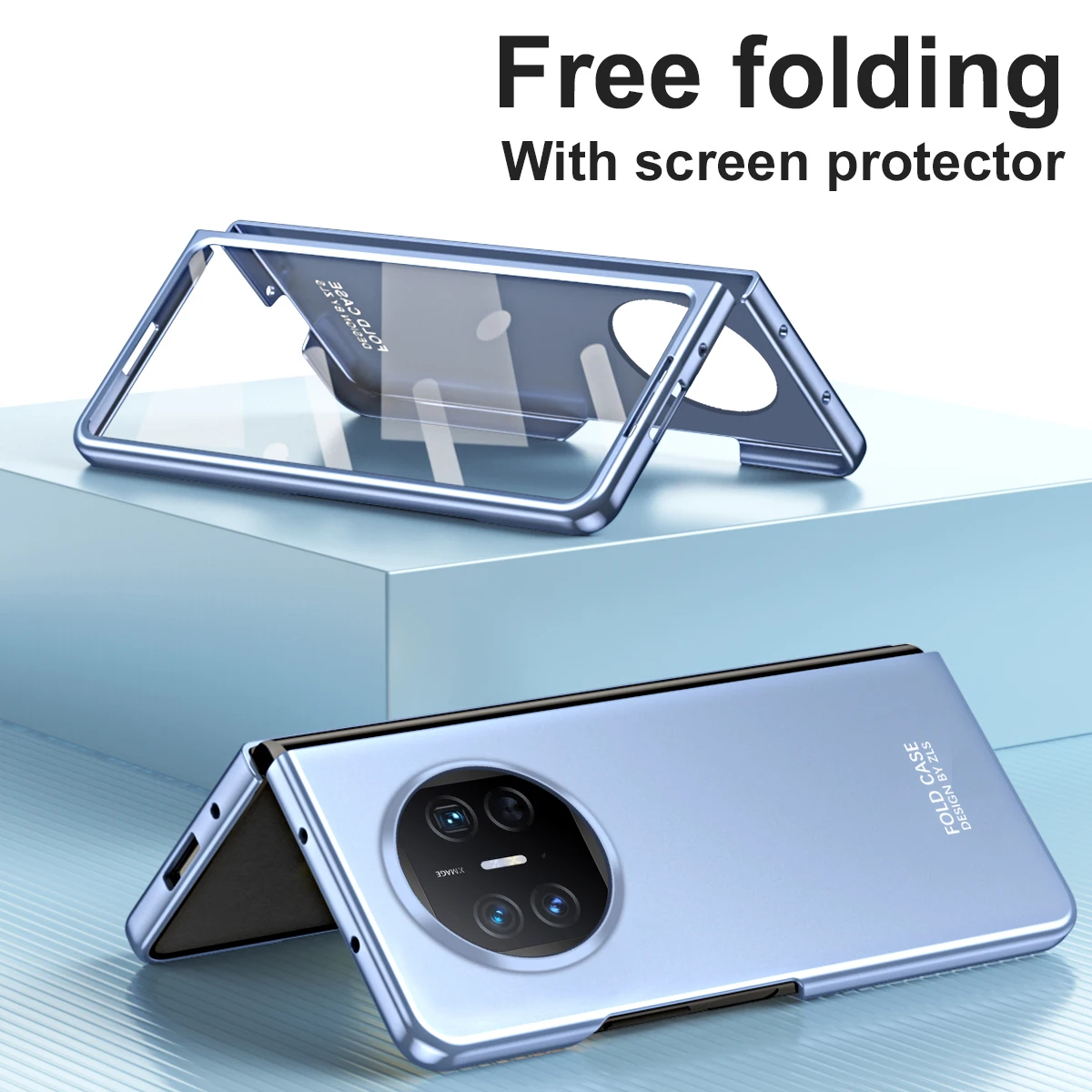 

Premium matte anti fingerprint Folding Case For huawei Mate X5 Full Cover with Screen Protector film For Coque Mate X5 5G Case