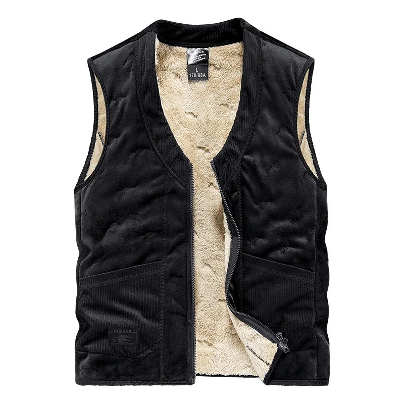 

Sleeveless Cotton Jacket Autumn Winter Windproof Vests High Quality Comfortable Thickened Warm Men Clothing Roupas Masculinas