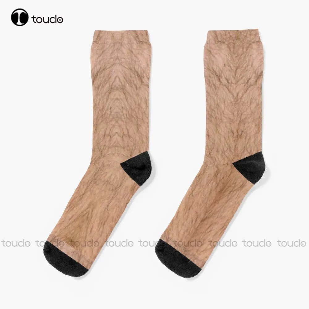 

Hairy Legs Leg Hair Weird Legs Man Women Joke Funny Socks Custom Women Socks 360° Digital Print Custom Gift Streetwear Art