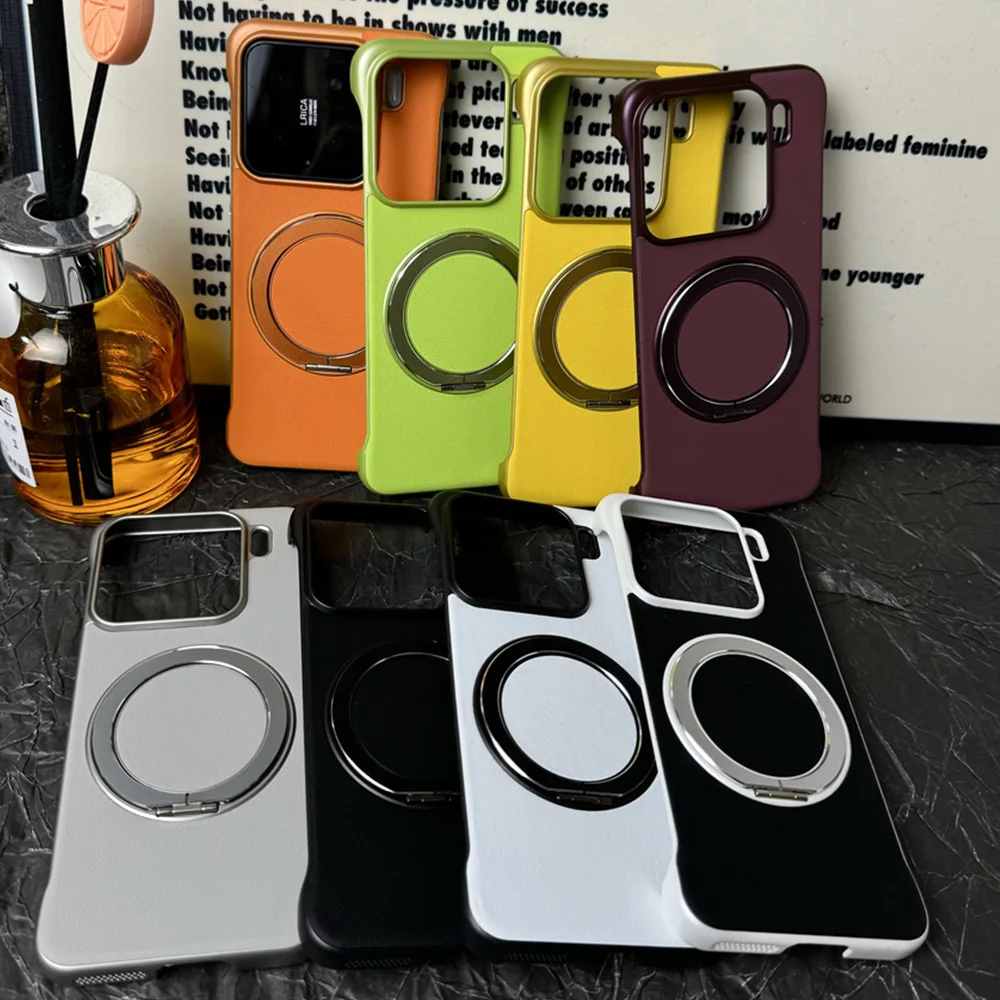 Ultra Thin Magnetic Bracket Phone Case with Invisible Folding Stand