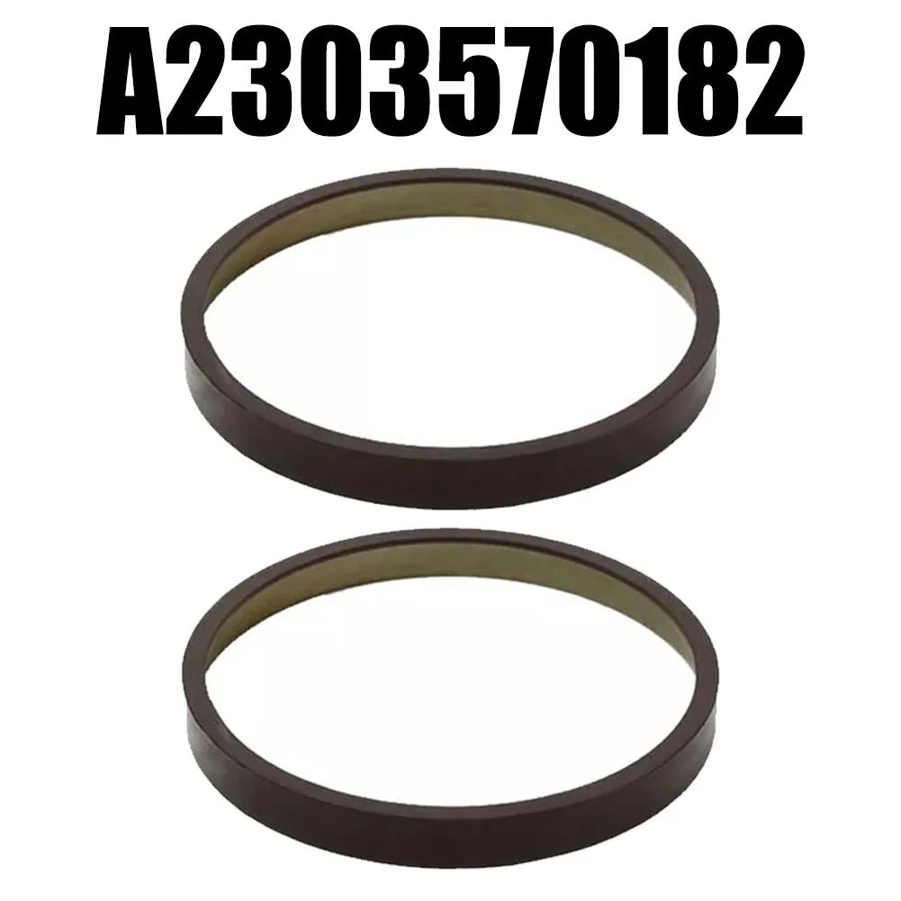 2pcs Car Rear ABS Ring For Mercedes W204 W211 W212 R230 A2303570182 ABS Sensor Rotor Sealing Ring Interior Accessories