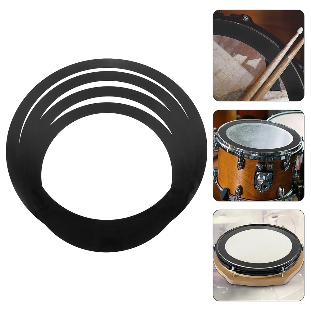 

4 Pcs Drum Stop Voice Coil Delicate Snare Mute Circle Creative Practice Silencer Simple Accessories Practical Tools