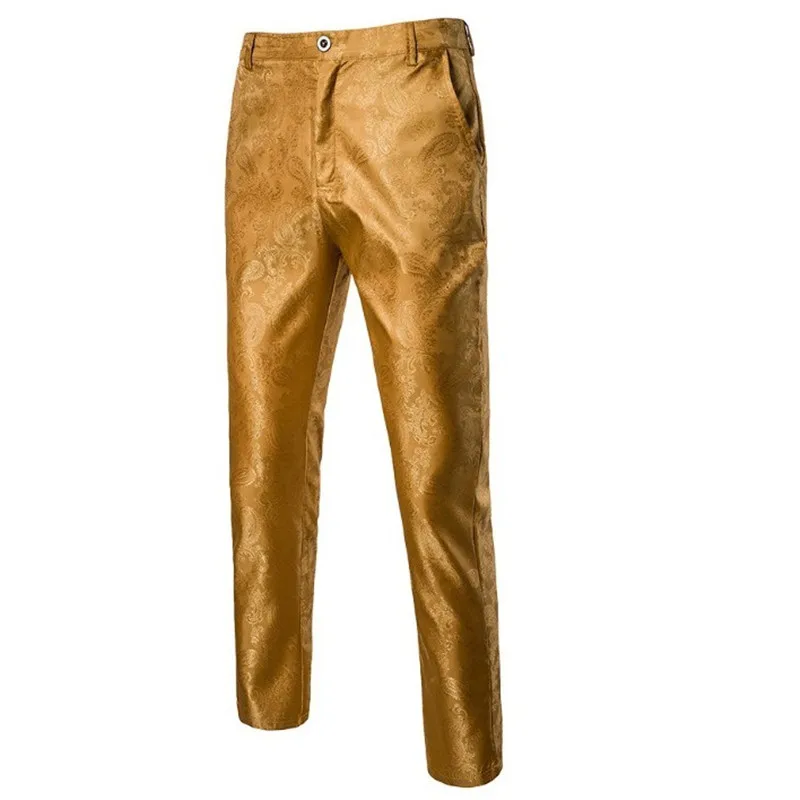 Suit pants Summer and autumn male jacquard suit pants size 28-36 men business wedding party dress trousers