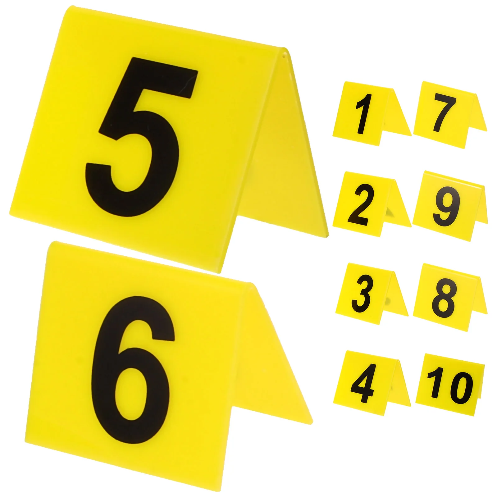 Wedding Table Numbers Signage Wedding Banquet Restaurant Table Evidence Acrylic Marker Acrylic Table Numbers Crime Scene Markers Double Sided Number
