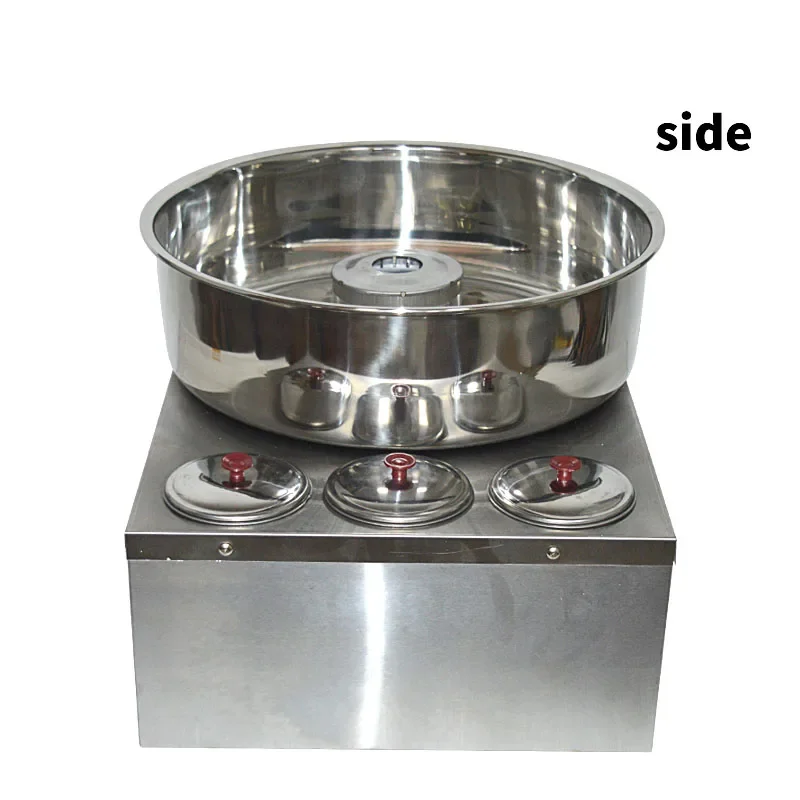 Commercial Marshmallow Machine Stainless Steel Gas Cotton Candy Maker DIY Candy Floss Machine Fancy Brushed Spun Sugar