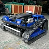Customized High quality new remote control agriculture brush cutter lawn trimmer robot flail lawn mower 5