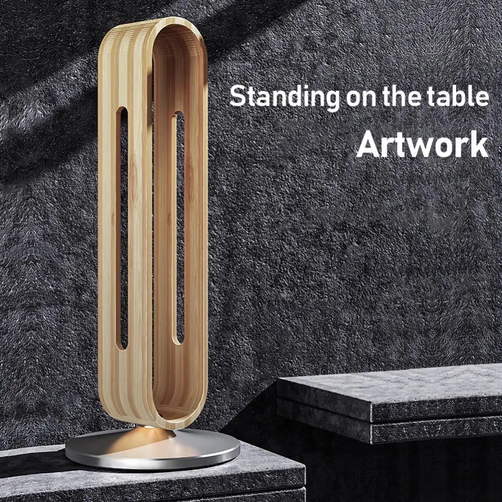 

Новинка держатель для наушников бамбуковая подставка для наушников подставка для игровой гарнитуры держатель для наушников противоскользящая защита