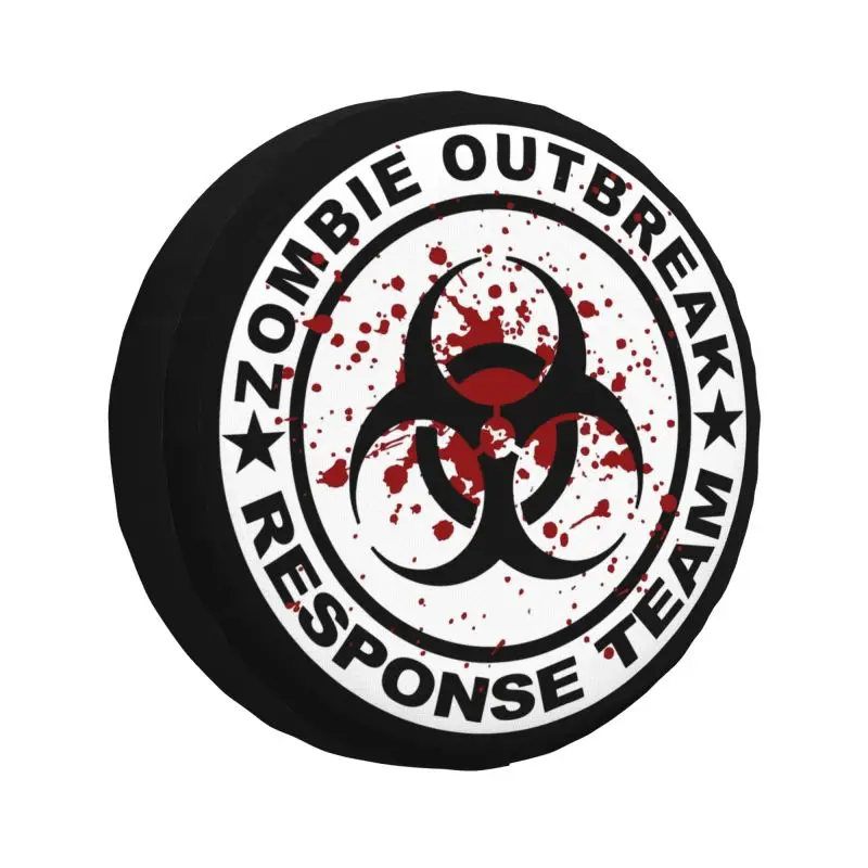 Custom Zombie Outbreak Response Team Spare Tire Cover For Suzuki