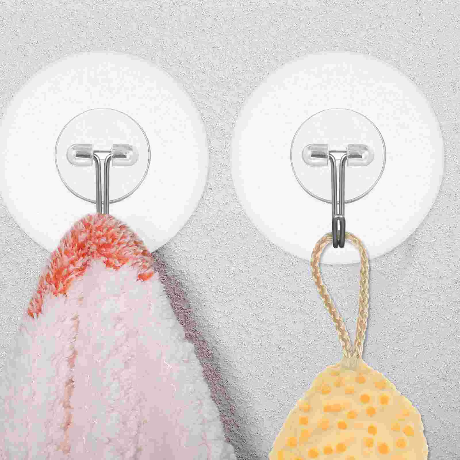 

No Punching Hook Wall Hangers Without Nails Hooks for Hanging Stick on Self Adhesive Wreath