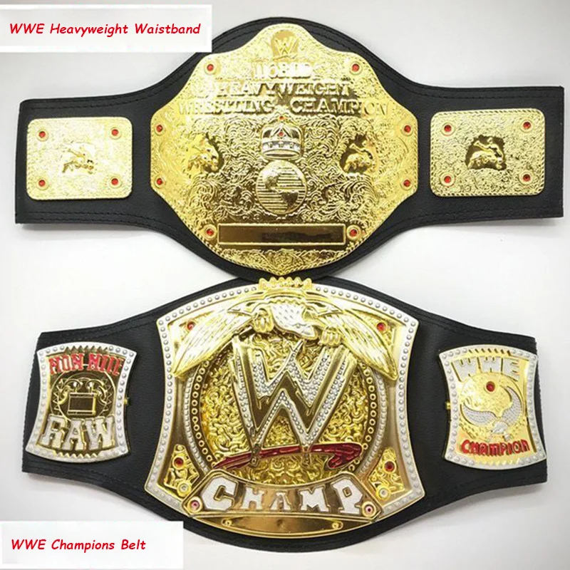 

95cm Wrestler Championship Gold Belt Action Figure Characters Occupation Wrestling Gladiators Belt Anime Figure Toys Cute Gifts