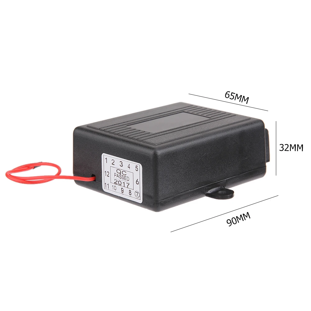 문짝 잠금 키리스 엔트리 시스템, 자동차 원격 중앙 문짝 잠금 키트, 리모컨 포함, 433.92MHz