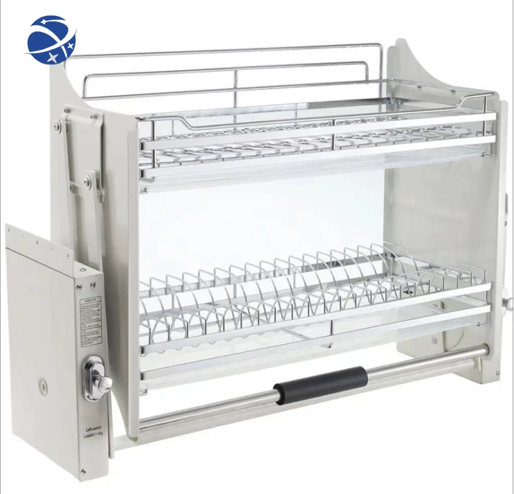 

Luxury Accessories Stainless Steel Kitchen Cabinet Pull Out Basket kitchen storage baskets