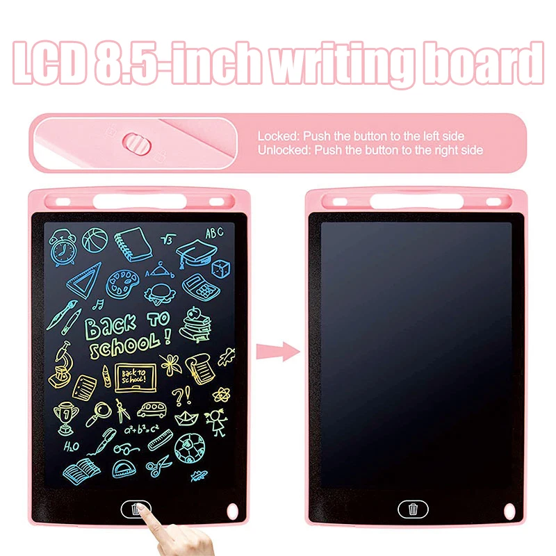 LCD Writing Tablet Drawing Board Kids Graffiti Sketchpad Toys Handwriting Blackboard Magic Drawing Board Toy Gift for Children 2