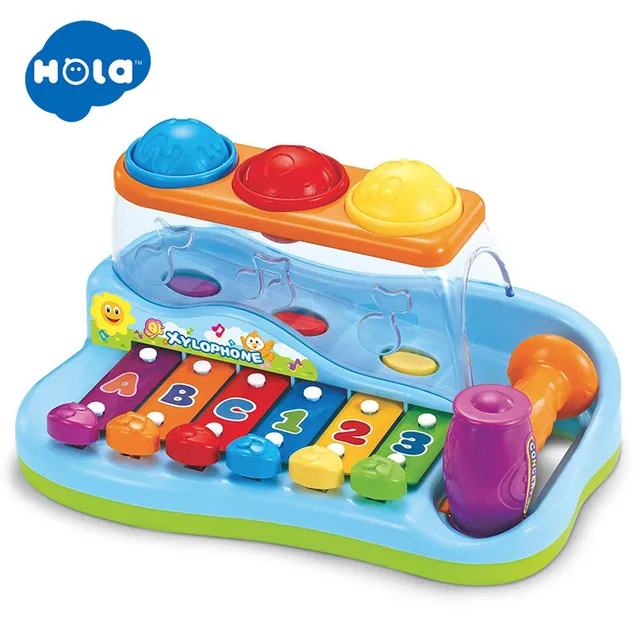 HOLA Musical Instrument Toy Baby Kids Pinao Developmental Music Educational Toys For Children Christmas New Year Gift 1