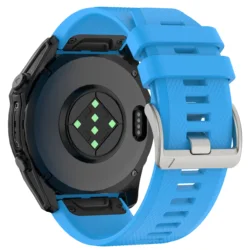 Versatile QuickFit Silicone Watch Band, 22mm/26mm - Premium Sports Replacement Strap - 26MM Fenix 5X 5XPLUS (Sky Blue)