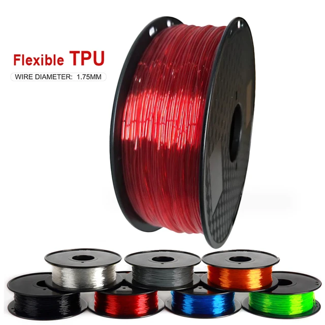 Filament élastique Flexible pour imprimante 3D TPU 1.75mm matériau