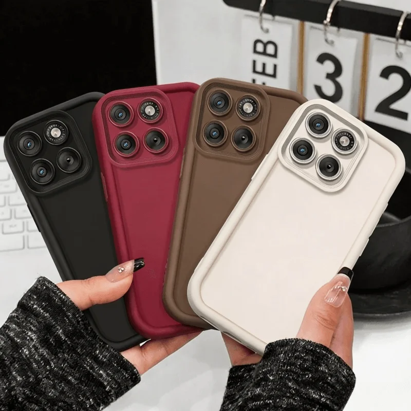 Candy Color Soft Bumper Phone Case