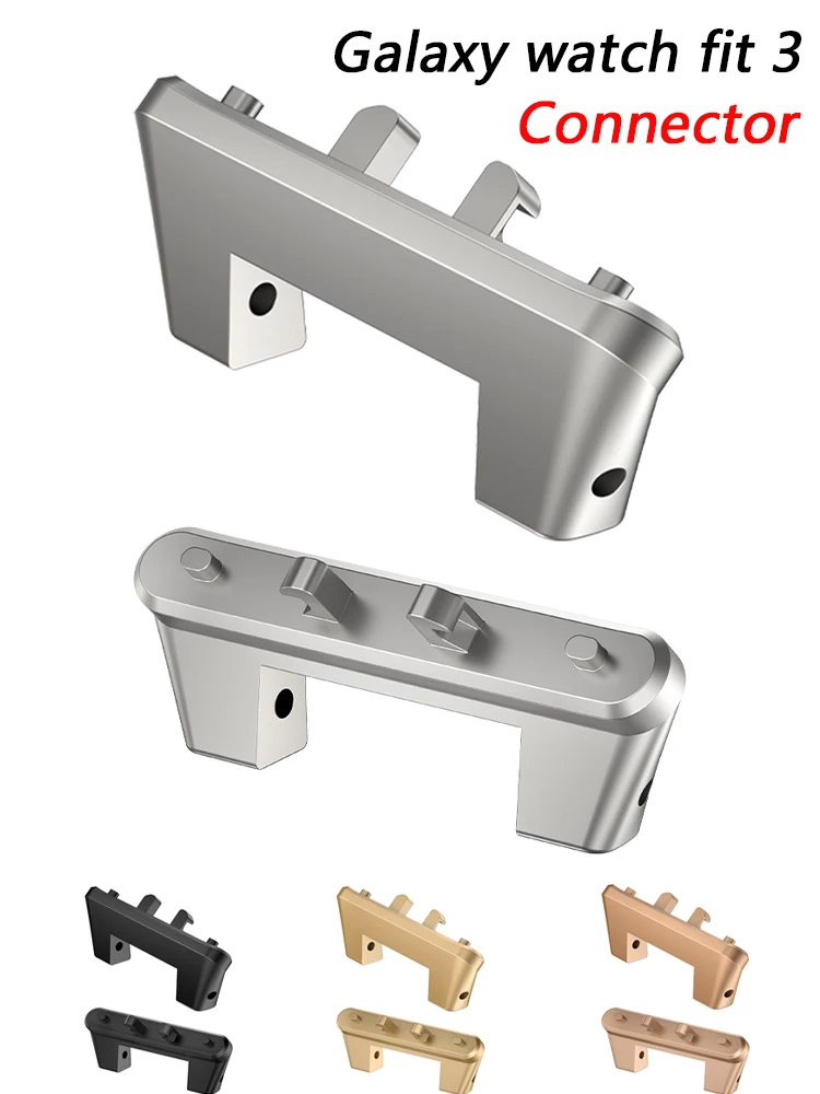 Connettore In Acciaio Inossidabile Per Samsung Galaxy Watch Fit 3 Adattatore Quick Fit Cinturino Da 18Mm Per Accessori Samsung Fit3 Sm-R390