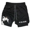 Anime Jujutsu Kaisen Gym Shorts Fitness 2 in 1 Compression Performance Shorts Workout Quick Dry Athletics Short Pants 1