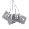 10/20/50pcs Non-woven Electrode Pads 4x4cm Snap On Replacement For Tens Acupuncture Digital Machine Slimming Massager Therapy 2