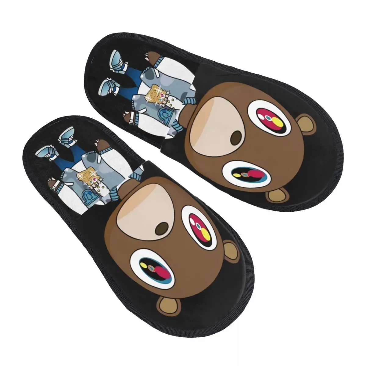 

Kanye West Bear House Slippers Women Cozy Memory Foam Slip On Hotel Slipper Shoes