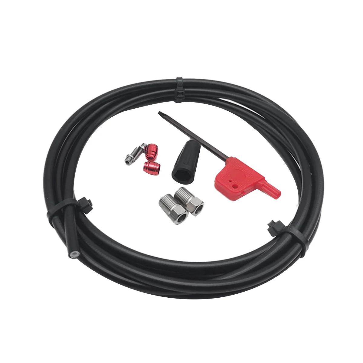 

Велосипедный 2-метровый комплект тормозного шланга для красного AXSFORCE AXS, комплект велосипедных коннекторов, велосипедная гидравлическая Дисковая тормозная трубка, аксессуары для труб