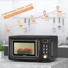 Retro Microwave Oven, 0.7Cu.ft, 700-Watt Countertop Microwave Ovens w/5 Micro Power, Delayed Start Function, LED Display, Child 5