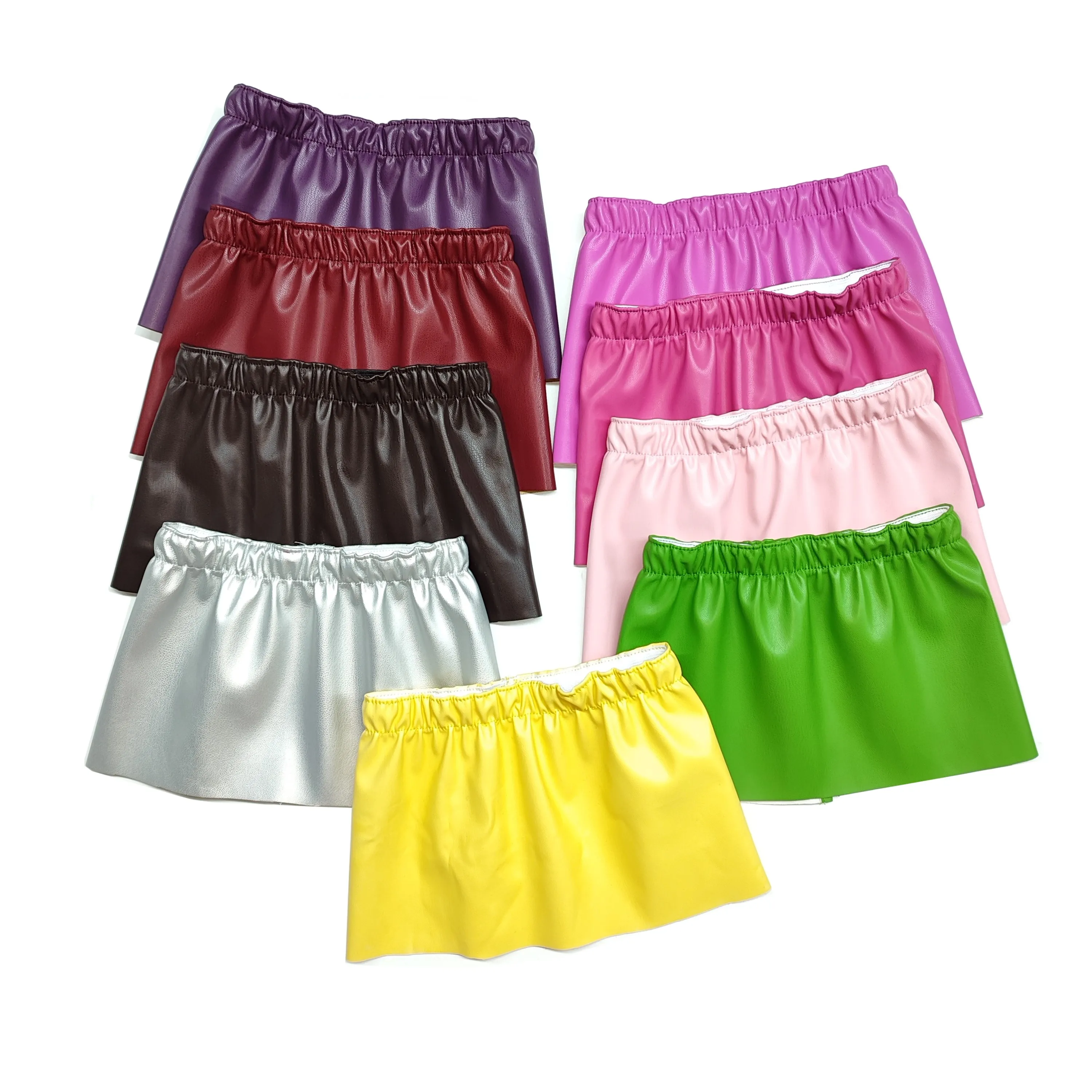 Seven Solid Colors Dog Leather Skirt Summer Autumn Wear High Quality Pet Clothing Suitable for Small Puppy Several Sizes