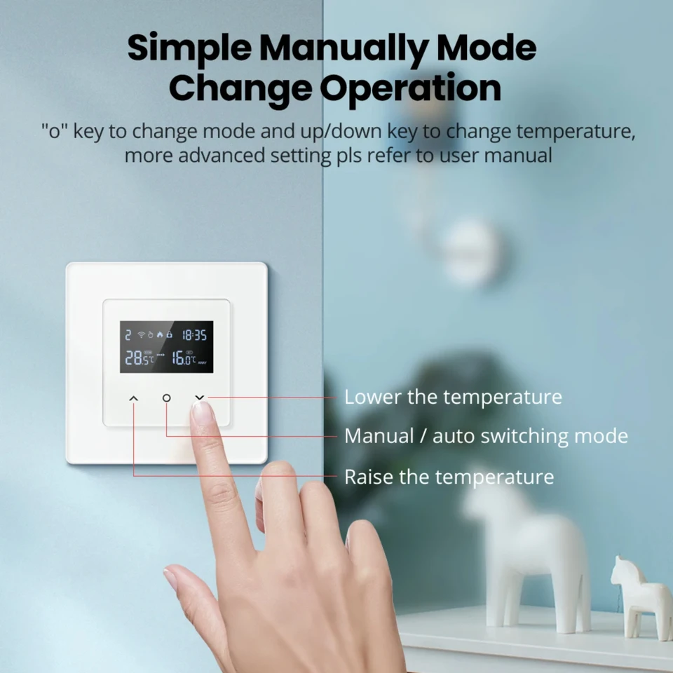 Smart WiFi Temperature Controller for Home Heating Systems