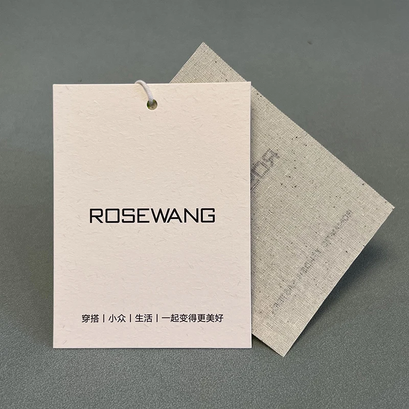 Cotton Tag, clothing tag, cotton , free design Label set10-100 pcs
