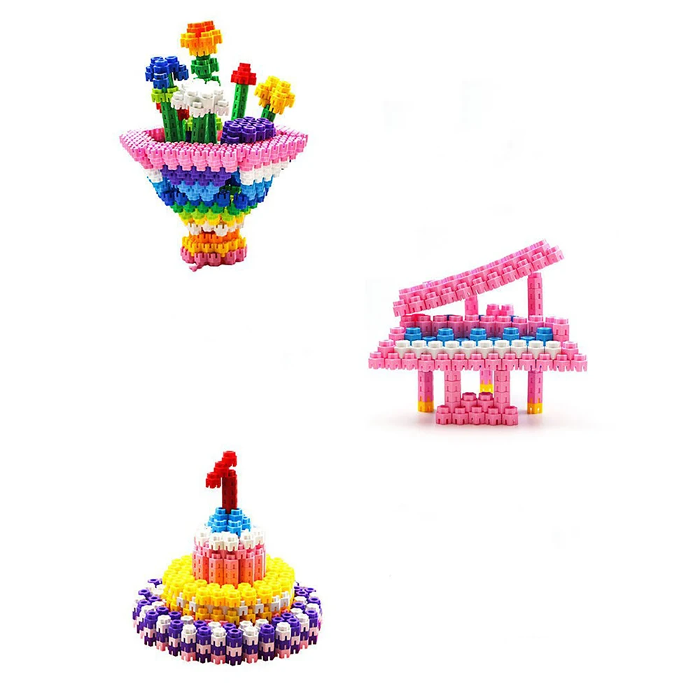50pcs Classic Building Blocks Macaron Color Hexagonal Interconnect Brick Toys Compatible with All Major Brands for Child 3+ Ages