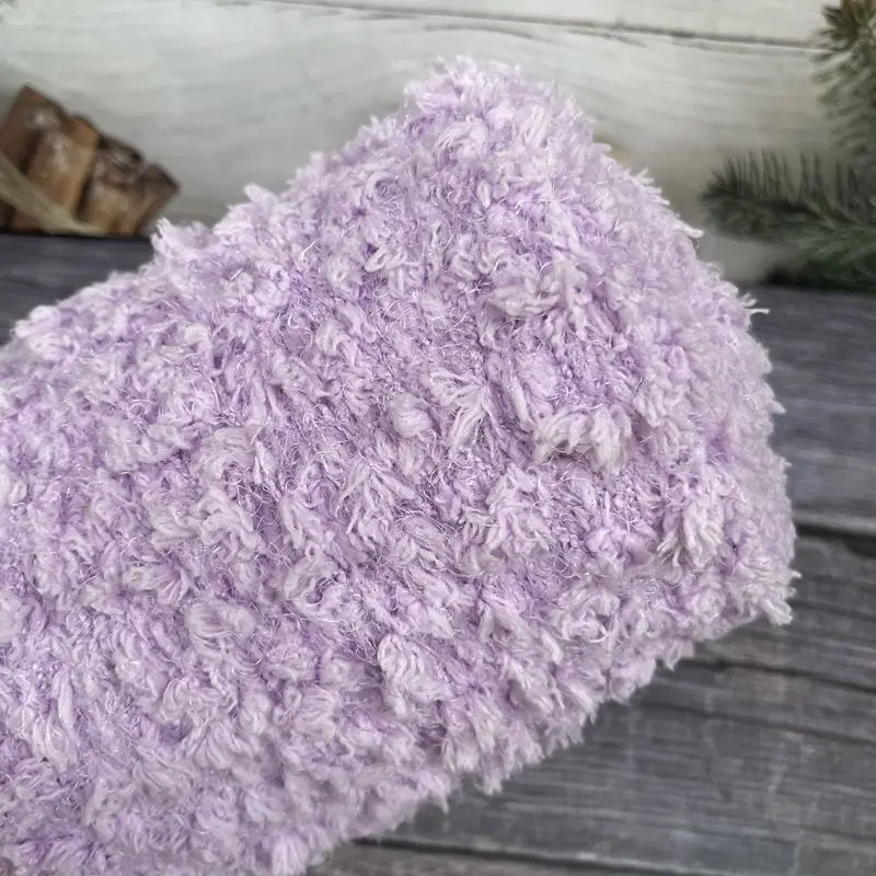 Super Soft and Cute Featured Feather Popcorn Cloud Ball Thread Handwoven DIY Sweater Bag Scarf Thread 2