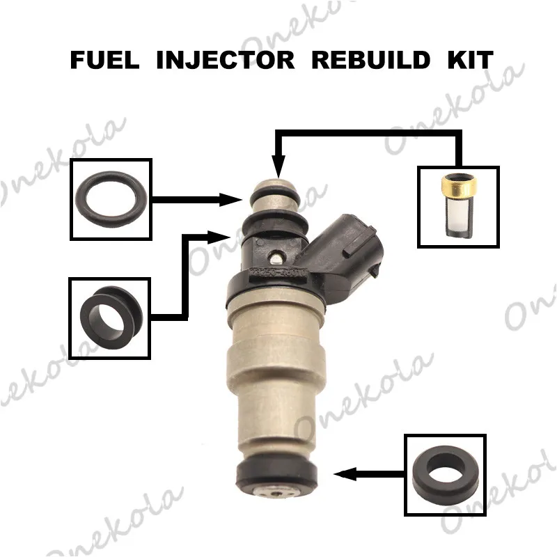 Fuel Injector repair kit Orings Filters for TOYOTA CROWN/CROWN MAJESTA (GS151,JZS15#,LS151,UZS15#) 23250-46010 23209-46010