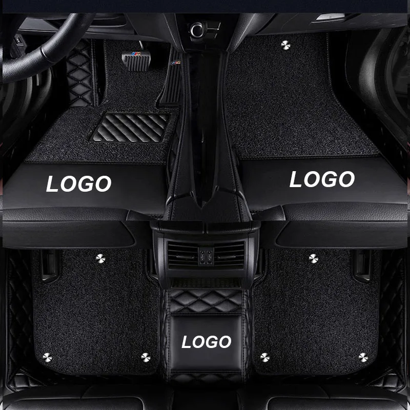 Tappetini Auto Per Vw Tiguan T-Roc T-Cross Piedi Accessori Coche Tappeti Auto