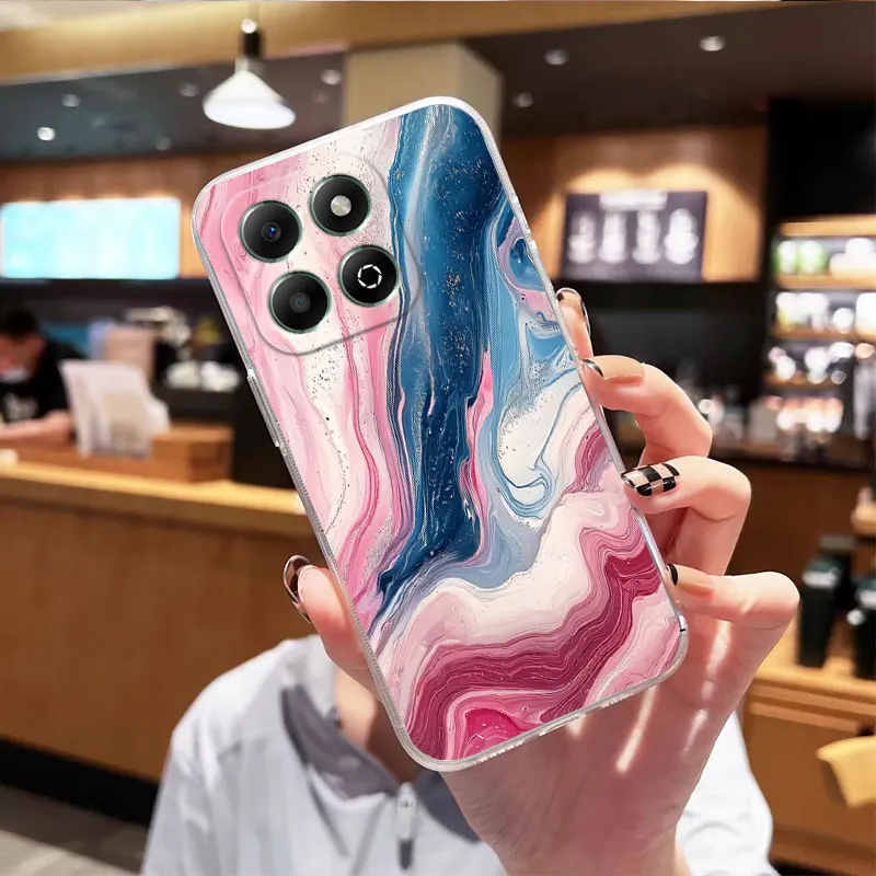 Butterfly Design Shockproof Clear Soft Silicone Phone Case with Cat s