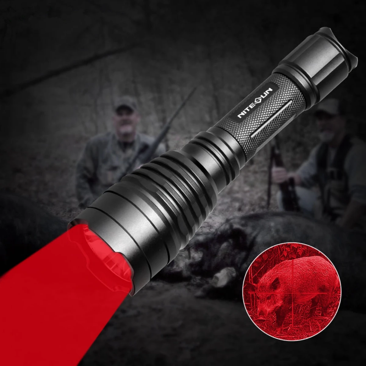 

Odepro KL41 Super Bright Hunting Torch Powerful Flashlight Professional Military Tactical Flashlight LED Light for Night Hunting