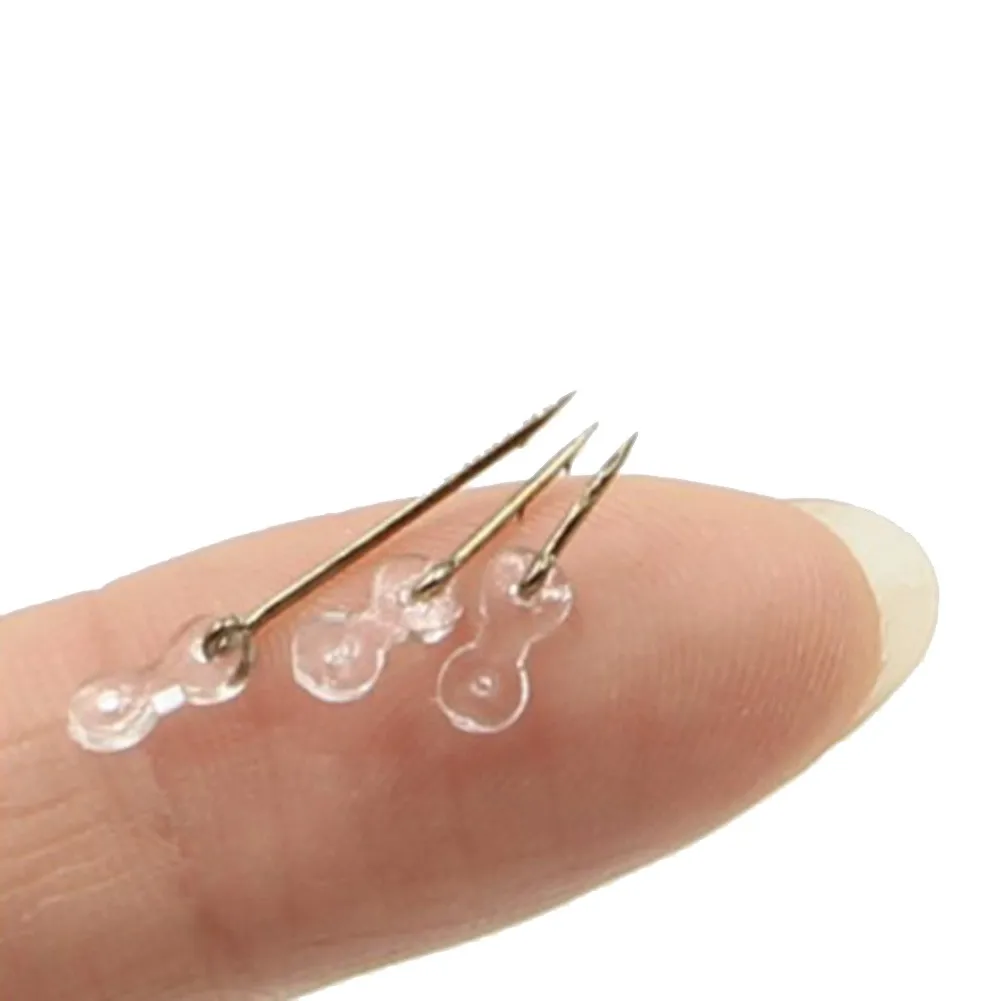 12pc Angeln Köder Sting Boilies Pin-Mais Ronnie Haar Rig Tackle Für Karpfen Angeln Köder Spike Mit Stacheldraht haken Mit Silikon Ring – Detail 7