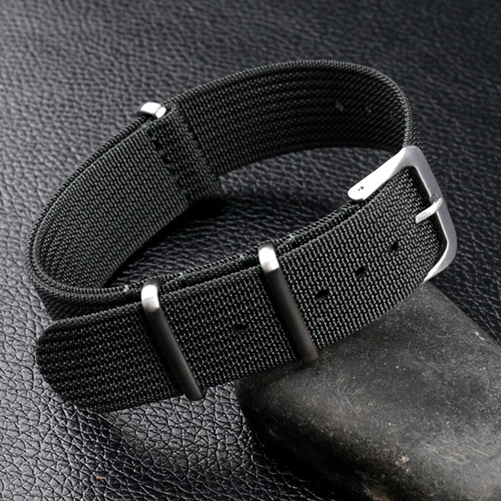 Premium Nylon Military-Style Watch Band - Army Sport Bracelet Replacement