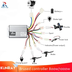 36V 48V 1000W 30A DC Brush Motor Controller Electric Bike Controller Speed Controller For Brushed Motor Electric Bicycle Parts