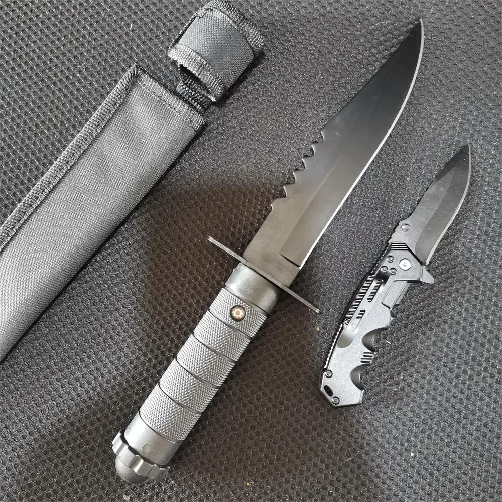 8Cr13MoV Fixed & Folding Knife Set 3